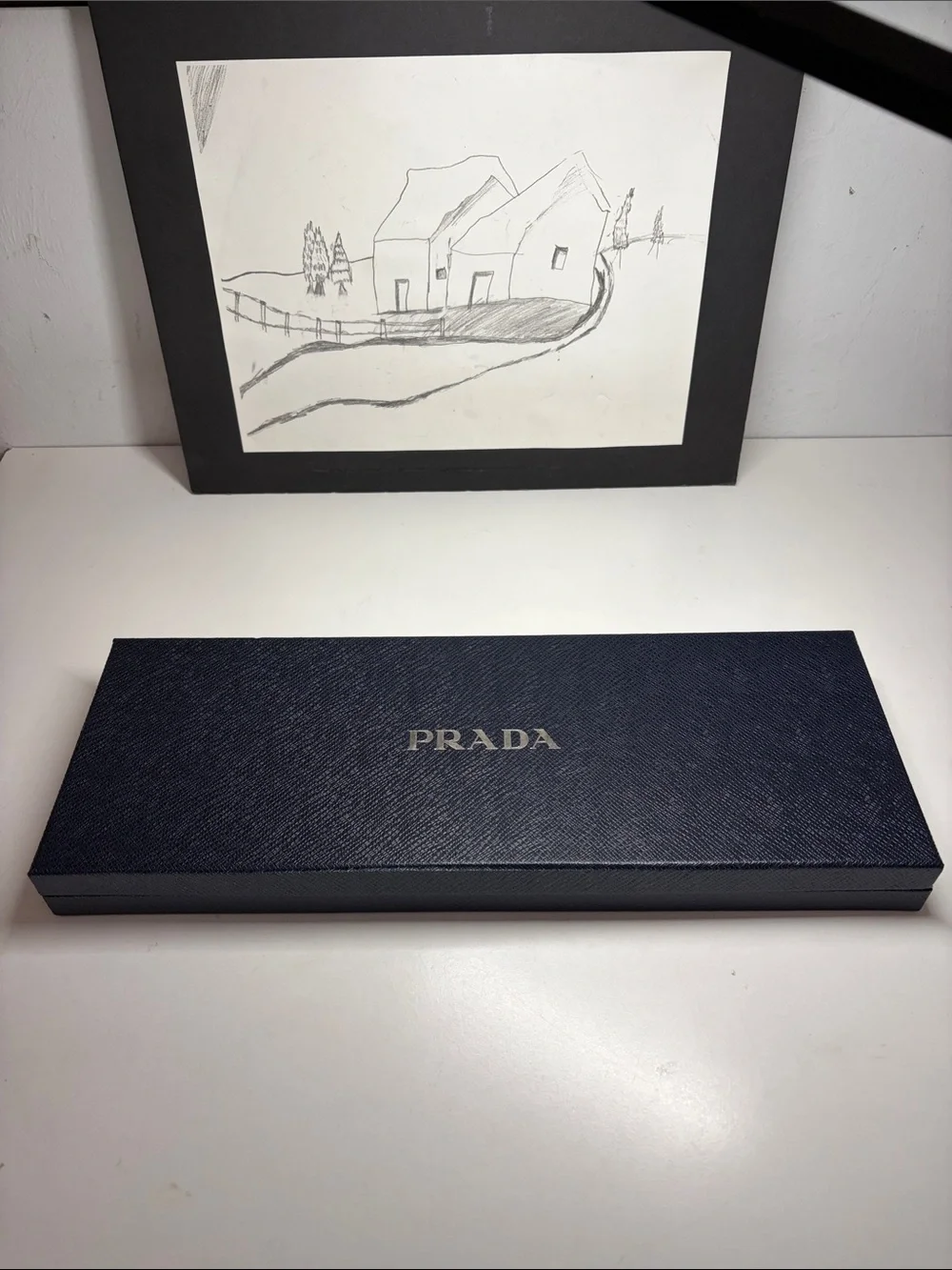 Prada Accessory Empty Box With Ribbon - Picture 5 of 7